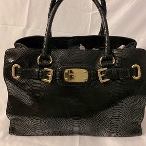 Michael Kors - Black Croc Print Purse